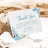 5.5x4.25 Floral Sympathy Thank You Cards, Personalized Funeral Thank You Cards, Bereavement Notes with Envelopes, Flat