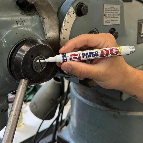 PM-68 8-Pack DG Paint Markers, Heavy Duty Industrial Paint Markers, Ketone-Based, Xylene Free, Quick Dry, Degrease