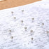Map Tacks Push Pins, Small Size 300 Packs (Silver, 1/5 Inch)