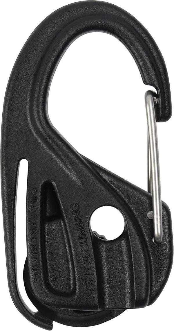 Nite Ize CamJam Cord Tightener, Tie Down Cam Mechanism with Carabiner Clip, Utility Rope & Cord Tightener (4 Pack)