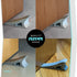 Decorative Rubber Door Stopper, Tall and Adjustable, Solid Stable Base, Easy to Move, Hanger Mounts