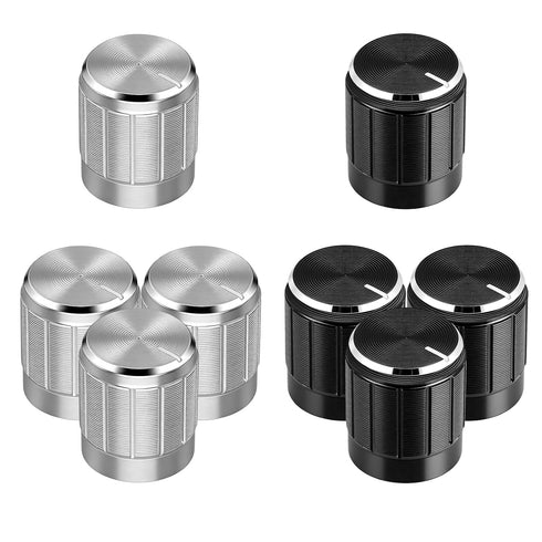 Exircy 8 PCS Floor Lamp Knob, 6mm Hole Dia Metal Lamp Dimmer Rotary