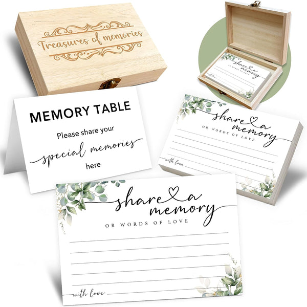 Share A Memory Card for Celebration Of Life - 50 Pcs Memorial