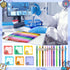 Jiytivity 24 Set 12 12 Pcs Laboratory Week Appreciation Gift Include Ballpoint Pens Sticky Notes for National Medical