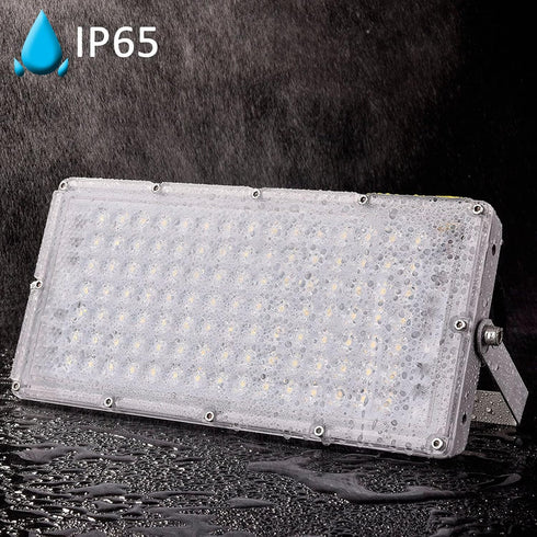 100W 8000LM Lights,6000K Lights,IP65 papasbox LED Flood Light Outdoor, Outdoor Security Daylight White led Stadium