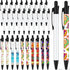 Yexiya Sublimation Blank Heat Transfer Ballpoint Pen, White Aluminum, Customized Clip, 20 Sets for School Supplies
