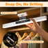 4000mAh 6W 3-Color Dimmable Closet Rechargeable Under Cabinet Lighting with Remote, Wireless Magnetic Light Bar