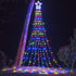 PUHONG Christmas Decoration Outdoor Star String Lights, 16.4Ft Christmas Tree Toppers Lights
