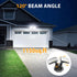32w 3200LM Lighting,6500K Photocell,IP66 Onforu Dusk to Dawn Outdoor Dual-Head Flood Light Outdoor with Waterproof