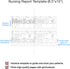 Nursing Brain Sheet Multiple Patient Notebook - Nurse and CNA Report Sheet - 3 Patients per Template by Medical Basics