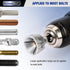 PLATINUMEDGE Deburring Tool with YG8 Carbide Blade, 1/4" Hex Shank, for 1/8”-3/4” Bolt Repair, Quick Release