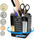 Coin Counter Coin Sorter, Creative 2 in-1 Desk Organizer, 360° Rotatable Coin Sorter & Pen Holder