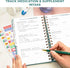 Clever Fox My Child's Health Record Keeper Child & Baby Medical Records Organizer Log Book Childcare Journal Notebook