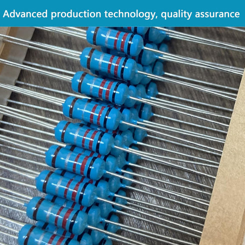 3120pcs 156 Values Metal Film Resistor Kit, Minidodoca 1 Ohm-10M Ohm, 1/4W ±1% Tolerance Fixed Resistors for DIY