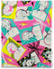 The Golden Girls Retro Fashion Pattern Sticky Note and Tab Box Set, Notepad Stationery Paper for School and Office