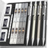 Nicpro 0.7mm Mechanical Pencil Set, 4 Pack with Case and 8 Tube HB #2 Lead Refill