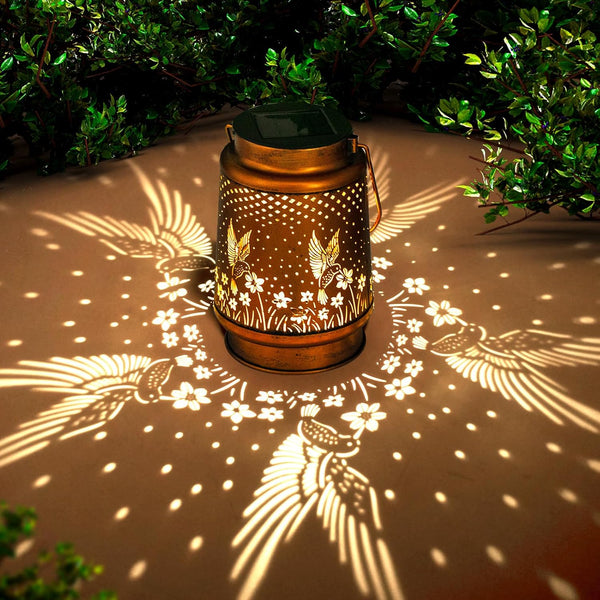 Mothers Day Gifts, Birthday Gifts for Women, Solar Lanterns Outdoor Waterproof, Hummingbird
