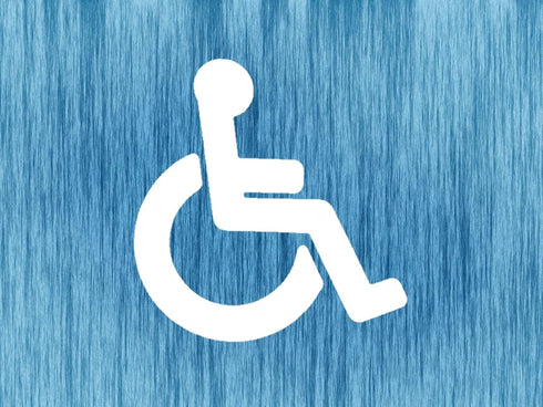 Handicap Symbol Design Stencil, 12-Inch, Reusable Mylar Cutout for Accessible Signage, Art, Crafts & DIY Projects
