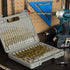 TOOLUXE 10055L Hex Shank Drill Bit Set, 30 Pc, Titanium Coated Metal Bits