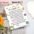 Frvyherz 3rd 5th 6th 1st Back to School Card for Kids Students, First Day of School Card for Daughter Son, Back