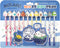 White Rabbit Molang Mini Figure Pencil Set, Korean Stationery 12ea 1 Set Blue from Korean Animation