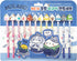 White Rabbit Molang Mini Figure Pencil Set, Korean Stationery 12ea 1 Set Blue from Korean Animation