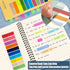 Sticky Tabs, 2400 pcs Book Tabs for Page Markers, Morandi Sticky Note Tabs for Notebooks