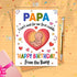 Moonlit93 Papa - I Can't Wait For Our First Cuddle Happy Birthday From The Bump! Card - Ideas Birthday Card For Papa