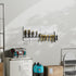 Heavy Duty Metal Pegboard Organizer - Wall Storage Steel Peg Board Panels Set with 1/4 inch Round Holes, 2 Pack