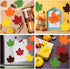 Glenmal 540 Sheets Fall Leaf Sticky Notes, Autumn Sticky Notepads in Maple Leaves Shape for Thanksgiving Office