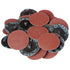 Hiqalty 100Pcs 2" inch Sanding Disc Roll Lock R-Type Sandpaper Quick Change Disc