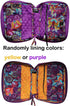 DIWI Large Quilted Bible Cover, Good Book Case (L, C1 Purple Garden) 10 X 7 X 2.75 Inches