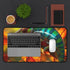 GENERIC Chameleon Color Changing Premium Desk Mat with Vibrant Forest Leaves Design