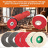 JOUTYFOR 18 Pack 4 Inch 14 3 Buffering Wheels Polishing Kit with Compound for Angle Grinder, Includes Pcs Nylon Fiber