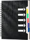 CAGIE 5 Subject Notebook for Work, 240 Pages Spiral Notebooks, College Ruled with Dividers Tabs, A5 Small Note Book