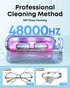 48kHz 19oz 304 30W BEESHOP Ultrasonic Jewelry Cleaner, Dual Modes with Degas Function, for Jewelry, Glasses, Rings