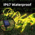 39FT Solar Rope Lights Outdoor, 100LED Waterproof String Lights, 8 Modes Fairy Lights for Garden, Pool, Home Decor