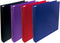 Better Office Products 3 Ring Poly Binder, 1 Inch, Letter Size, 4 Pack - Red, Blue, Purple, Black
