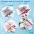 Tenceur 36 Pcs Inspirational Zipper Pouch, Mesh Document Folders, Office Supplies for Teachers