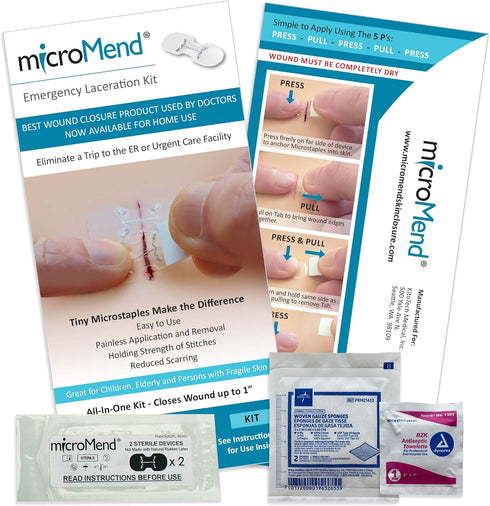 Emergency Wound Closures Surgical Quality Laceration Repair Without Stitches - Think Ahead