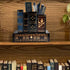 Vintage Book Pen Holder, Retro Wooden Desk Organizer with Drawer, Fake Book Shaped Pencil Cup for Office