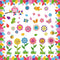 Spring Flower Butterfly Bulletin Board Decorations, Affirmation Cutouts and Borders Set for Classroom Decor