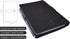 le vent Black Refillable Leather Journal - Genuine Leather Cover with 2 Lined and Blank Bound Notebooks A5 (8x5') -