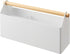 YAMAZAKI Home Desk Organizer, White Storage Solution for Office Supplies