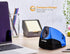 Bostitch Office Electric Pencil Sharpener, Powerful Motor, High Capacity Shavings Tray, Blue Chrome Metallic