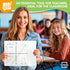 SCRIBBLEDO XY Graph Dry Erase Sheets | 11”x14” Math Practice Whiteboard Sheets, Pack of 10 for Classroom Supplies