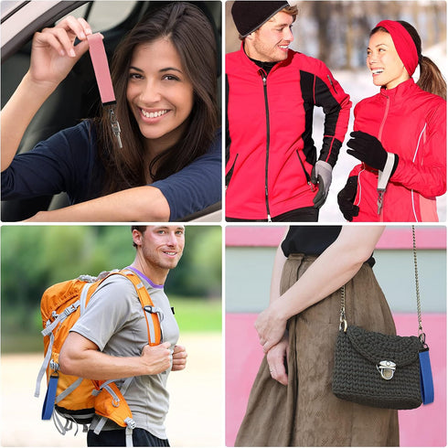 Shappy Keychain Wristlet, Nylon Hand Wristlet Lanyard for Women, Available in 12 Colors