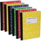 Wide Ruled Notebook, Composition Notebooks Wide Ruled Paper, 9-3/4 x 7-1/2” - 100 Sheets (200 Pages) - Durable Marble