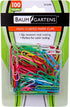 Baumgartens Vinyl-Coated Paper Clips - No. 1 Standard Size - Pack of 100