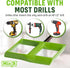 Drywall Mud Mixer for Paint, Epoxy Resin, Potting Soil, 18" Length, Non-Slip Zinc Plated Hex Shaft